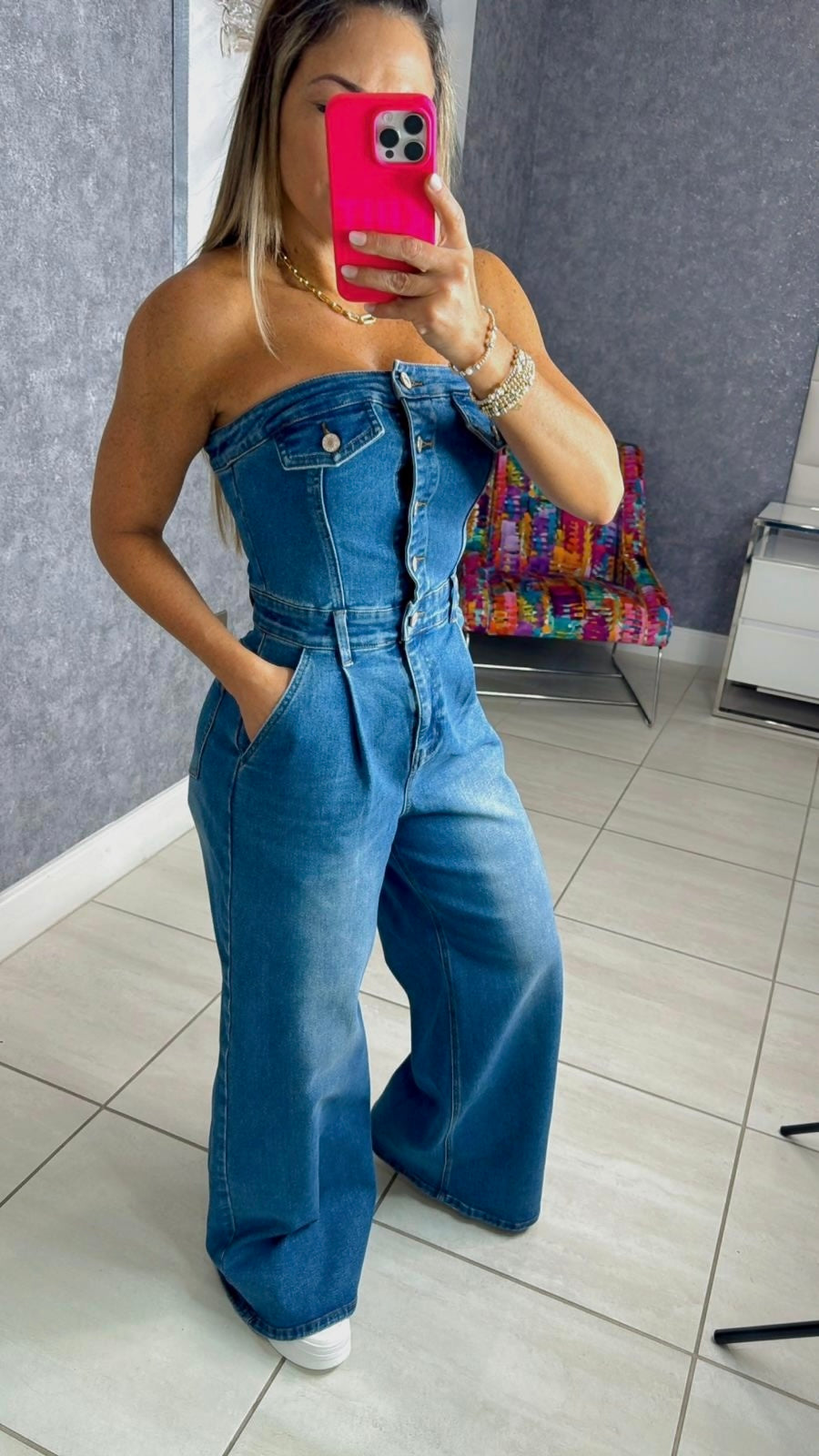 Clasic Denim Jumpsuit